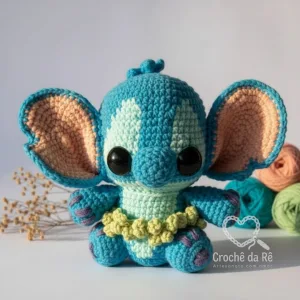 Stitch Amigurumi – Boneco em Crochê Inspirado no Personagem 💙