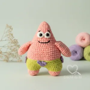 Patrick Estrela Amigurumi – Boneco em Crochê Inspirado no Personagem