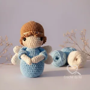 Anjinho Amigurumi – Boneco em Crochê Artesanal Feito à Mão