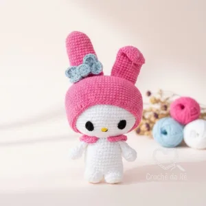 My Melody Amigurumi – Boneca em Crochê Inspirada na Sanrio 💗