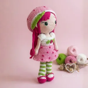Moranguinho Tutti Frutti Amigurumi – Boneca em Crochê Inspirada na Personagem 🍓