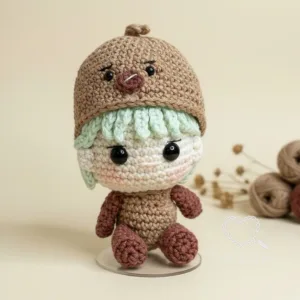 Suga BTS Amigurumi – Boneco em Crochê Inspirado no K-pop 💜