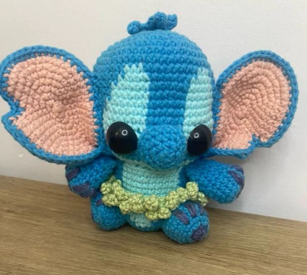 Stitch Amigurumi – Boneco em Crochê Inspirado no Personagem 💙