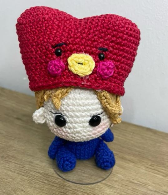 Tata BTS Amigurumi – Crochê Inspirado no BT21 | Army 💜